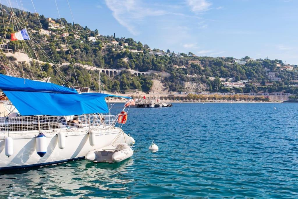 #40 Bright Sea View Suite For 6 2Mins Walk Port & Sea Villefranche-sur-Mer Exterior foto