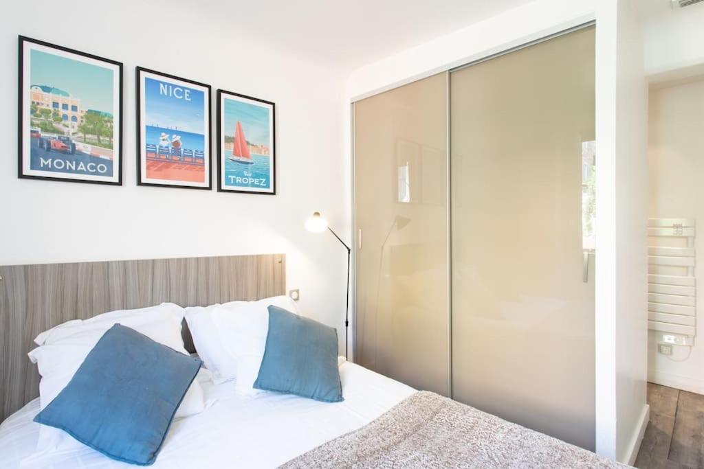 #40 Bright Sea View Suite For 6 2Mins Walk Port & Sea Villefranche-sur-Mer Exterior foto