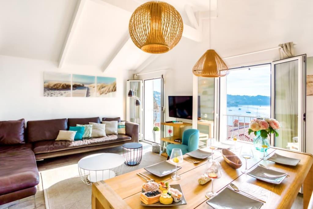 #40 Bright Sea View Suite For 6 2Mins Walk Port & Sea Villefranche-sur-Mer Exterior foto